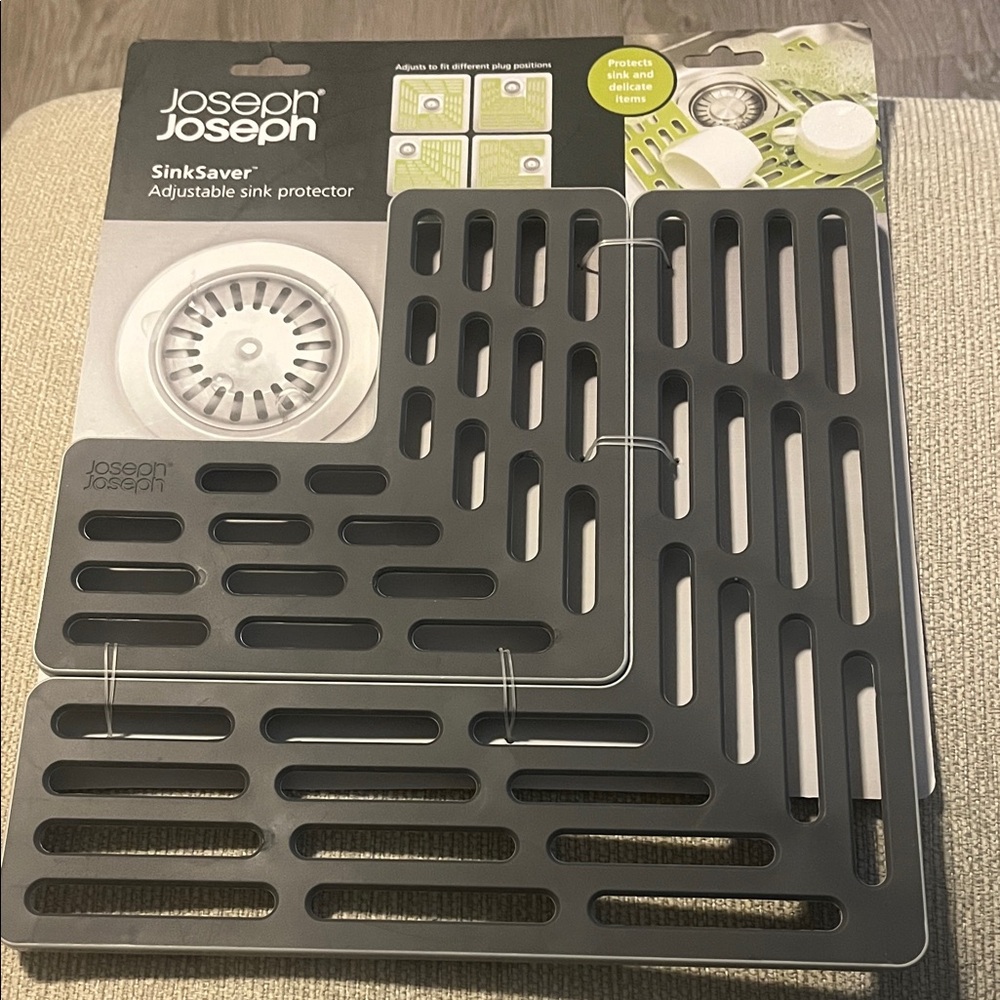 Joseph Joseph Gray SinkSaver Adjustable Sink Protector